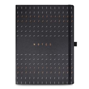 Caderno Papertalk pontilhado, Ultra, coleção Noir, Traço, 17,5 x 24 cm