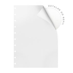 Refil em branco SystemFlex, Grande, coleção Refil, 120 g branco, 21 x 27,5 cm