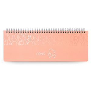 Planner Wire, Semanal, coleção Orna, Moderna, 30 x 10,5 cm