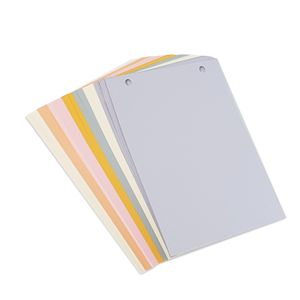 Refil colorido argolado, Bloco de mesa, coleção Refil, 80 g colorido, 12,3 x 16,5 cm