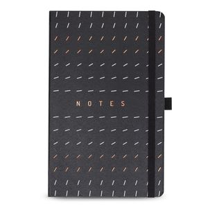 Caderno Papertalk pontilhado, Maxi, coleção Noir, 12,5 x 20 cm