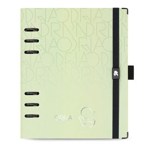 Planner Premium argolado com caixa premium, A5, coleção Orna,  Moderna,  14,8 x 21 cm