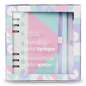 Caixa de lembranças Planner, A5, coleção Prime, Vida, 23,5 x 23,5 x 5,30 cm