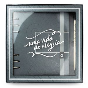 Caixa de lembranças Planner, A5, coleção Prime, Novo ciclo, 23,5 x 23,5 x 5,30 cm