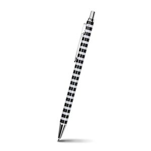Caneta esferográfica Stripes, Preto, coleção Ótima, 7,3 x 28,5 cm